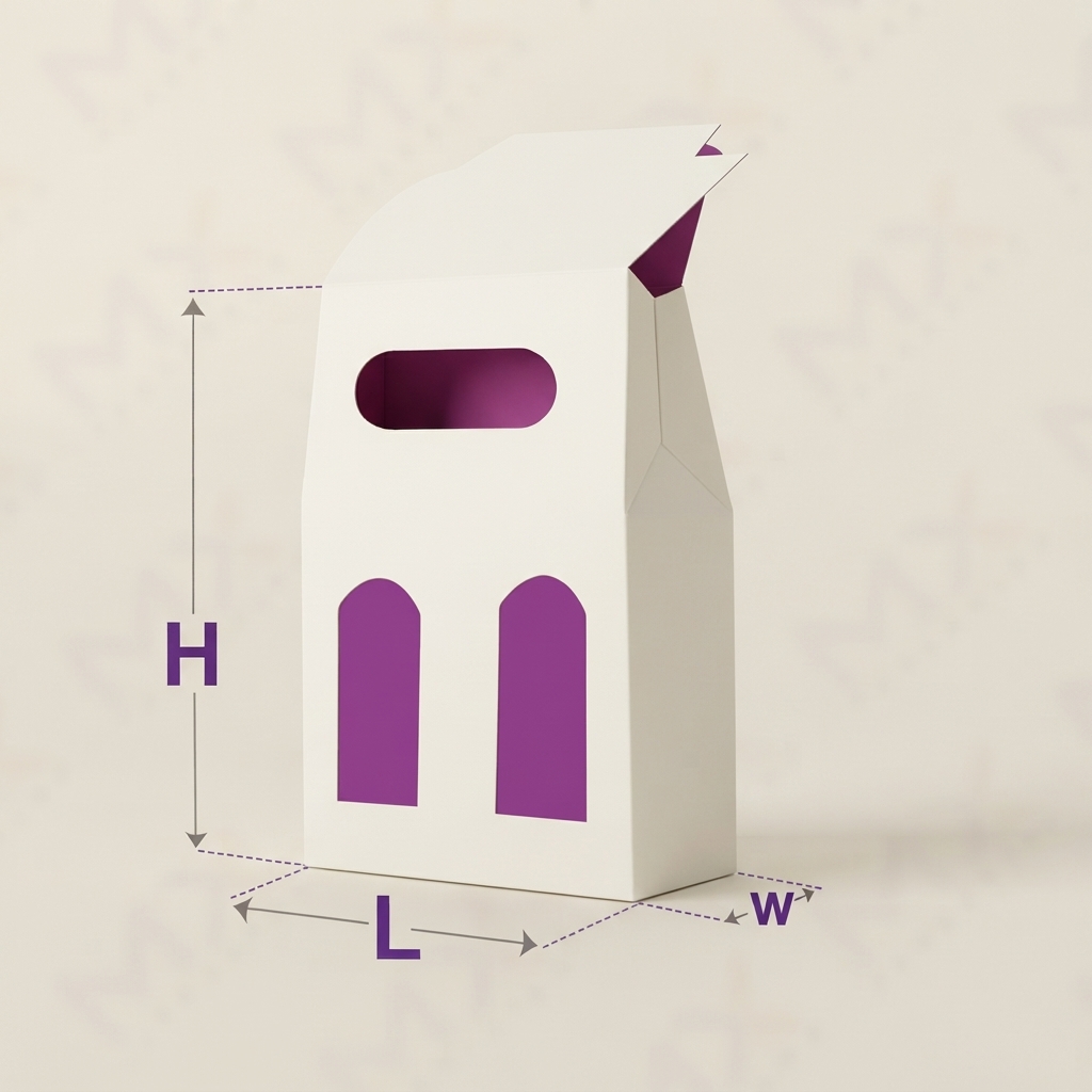 Gable Bag Auto Bottom Box Packaging by MX Packaging